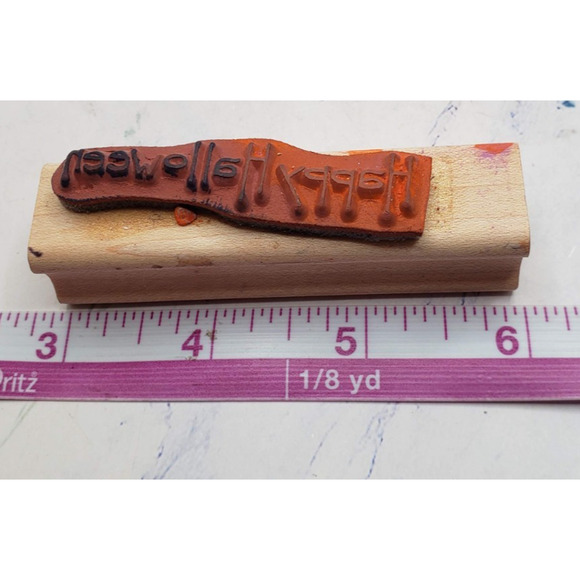 Lot of 10 Random Wood Mounted Rubber Stamps Hearts Spring Sayings - Picture 3 of 16